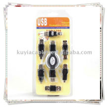 6in1 cable adaptador de viaje adaptador USB a Firewire IEEE 1394